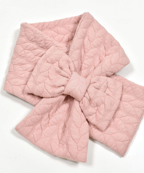 Noeil aime BeBe（ノイユエイムベベ）の「ケーブルジャガードマフラー付ワンピース(80~130cm)（ワンピース・キッズ・グリーン/ピンク・110cm/130cm/120cm/100cm/90cm/80ｃｍ）」の18枚目の写真