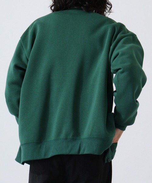 FUNALIVE(ファンアライブ)の「Fleece-lined cardigan / 裏起毛カーディガン unisex(カーディガン/ボレロ・メンズ・杢グレー/グレイッシュベージュ/ヘザーチャコール/ブラック/グリーン/ベージュ・L/XL/M)」の8枚目の写真
