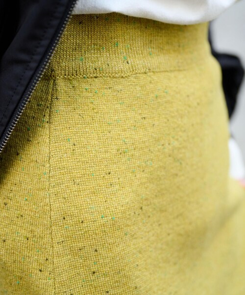 FREE'S MART（フリーズマート）の「◇ネップニットナロースカート（スカート・レディース・ブラック/ライトグリーン/パープル・SMALL/MEDIUM）」の9枚目の写真