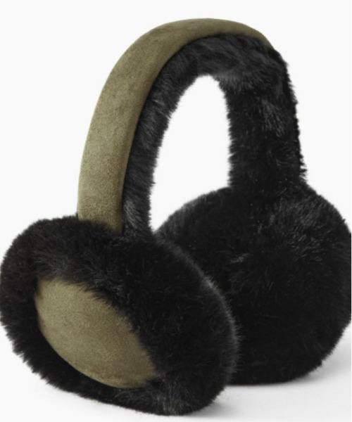 COMON＋（コモンプラス）の「ヘッドホン 型 もこもこ エコファー イヤーマフ（イヤーマフ・レディース・ベージュ/カーキ/ブラック/カーキ系2・FREE）」の15枚目の写真