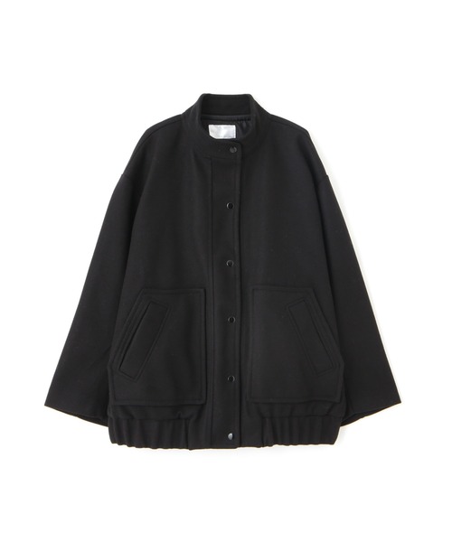 N.(N. Natural Beauty Basic)(エヌエヌナチュラルビューティーベーシック)の「【S Size Line】◆ジャージーメルトンスタジアムジャンパー(ブルゾン・レディース・杢グレー/ブラック・MEDIUM/SMALL)」の21枚目の写真