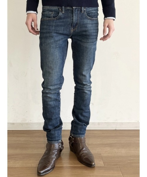 GAP（ギャップ）の「SoftMax スキニーフィットデニム（デニムパンツ・メンズ・インディゴブルー・28W 30L/34W 32L/32W 30L/29W 30L/31W 32L/36W 32L/32W 32L/33W 32L/31W 30L/30W 30L）」の6枚目の写真
