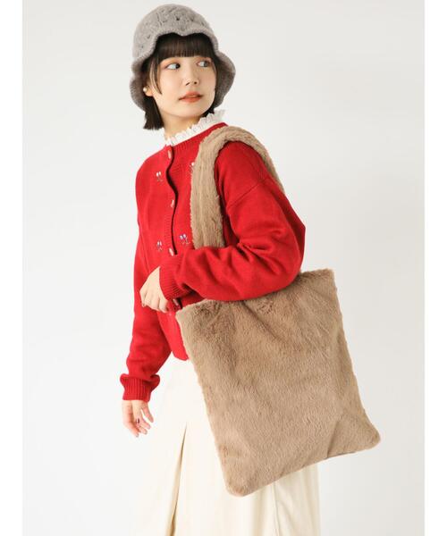 ehka sopo(エヘカソポ)の「かぎ針ニットハット(ハット・レディース・ピンク/グレー/キナリ・F)」の18枚目の写真