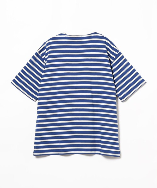 sage de cret(サージュデクレ)の「sage de cret / Border Boat Neck Pullover Shirt(Tシャツ/カットソー・メンズ・ブルー・SMALL/MEDIUM/LARGE)」の5枚目の写真