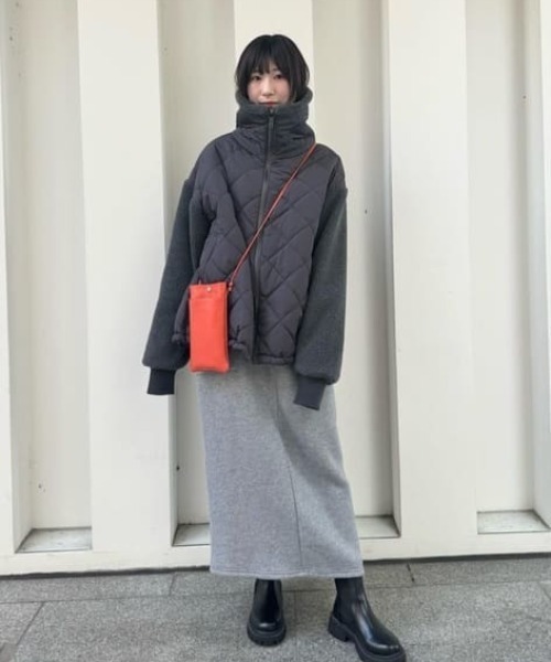 VICKY（ビッキー）の「【リサイクルレザー】ショルダーポーチ（ショルダーバッグ・レディース・ブラック/グリーン/ベージュ/イエロー/オレンジ・FREE）」の18枚目の写真