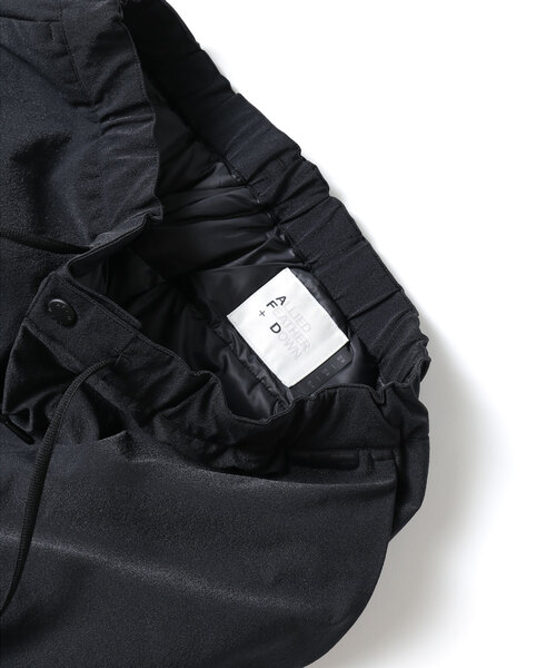 ALLIED FEATHER+DOWN(アライドフェザーダウン)の「【ALLIED FEATHER&DOWN / アライド フェザー&ダウン】 Lounge Down Pants(その他パンツ・メンズ・ブラック・SMALL/MEDIUM/LARGE)」の2枚目の写真