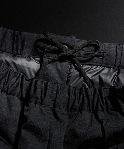 ALLIED FEATHER+DOWN(アライドフェザーダウン)の「【ALLIED FEATHER&DOWN / アライド フェザー&ダウン】 Lounge Down Pants(その他パンツ・メンズ・ブラック・SMALL/MEDIUM/LARGE)」の4枚目の写真
