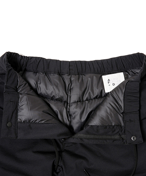 ALLIED FEATHER+DOWN(アライドフェザーダウン)の「【ALLIED FEATHER&DOWN / アライド フェザー&ダウン】 Lounge Down Pants(その他パンツ・メンズ・ブラック・SMALL/MEDIUM/LARGE)」の12枚目の写真