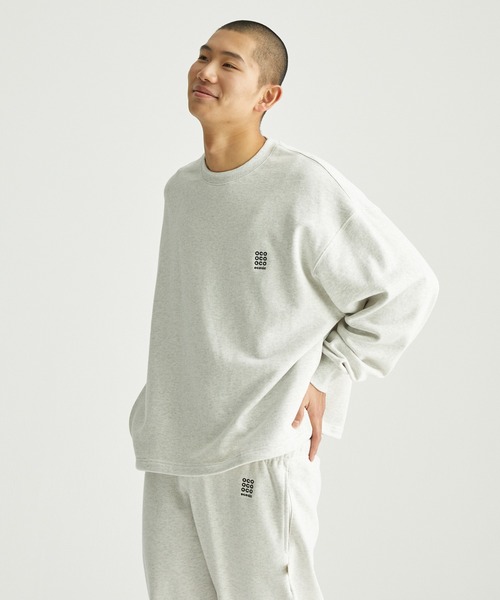 ocosic(オコジック)の「【ocosic】ドローコードポケットロゴスウェット(セットアップ対応)(スウェット・メンズ・ネイビー/グレー/グリーン・L/M)」の6枚目の写真