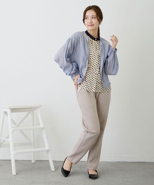 NICOLE white（ニコルホワイト）の「テーパードパンツ／ダンボールポンチ（その他パンツ・レディース・ベージュ/オフホワイト/ブラック・FREE）」の17枚目の写真