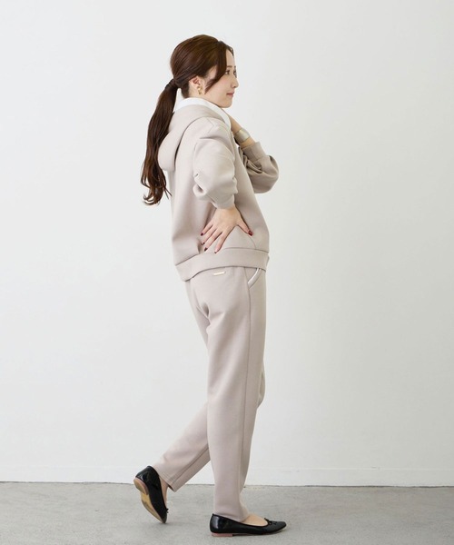 NICOLE white（ニコルホワイト）の「テーパードパンツ／ダンボールポンチ（その他パンツ・レディース・ベージュ/オフホワイト/ブラック・FREE）」の18枚目の写真