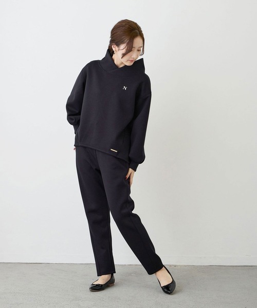 NICOLE white（ニコルホワイト）の「テーパードパンツ／ダンボールポンチ（その他パンツ・レディース・ベージュ/オフホワイト/ブラック・FREE）」の22枚目の写真