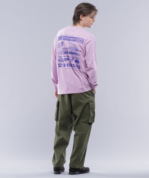 MANASTASH(マナスタッシュ)の「MANASTASH/マナスタッシュ/CiTee L/S SUPERMARKET/シティーロングスリーブ スーパーマーケット(Tシャツ/カットソー・メンズ・ホワイト/ブラック/ピンク・L/XL/M/S)」の19枚目の写真
