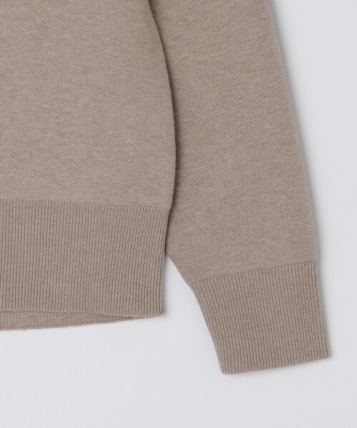 SHIPS（シップス）の「SHIPS: 〈手洗い可能〉 ダブルフェイス コットン カシミヤ Vネック カーディガン（カーディガン/ボレロ・メンズ・キャメル/ブラック/ダークグレー・MEDIUM/LARGE/SMALL/X-LARGE）」の7枚目の写真