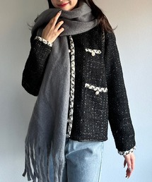 Silly（シリー）の「【冬コーデに取り入れたい♪】シンプルマフラー（マフラー）」