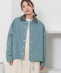 POU DOU DOU | 配色衿カバーオール(カバーオール)