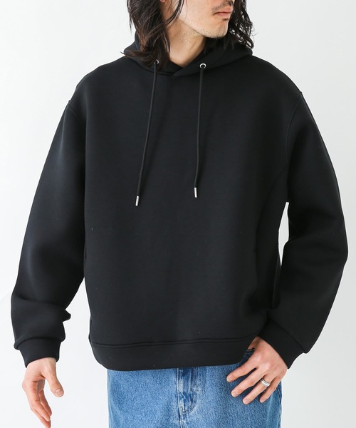 URBAN RESEARCH Sonny Label（アーバンリサーチサニーレーベル）の「ダンボールプルオーバーパーカー（パーカー・メンズ・ホワイト/ライトカーキ/ブラック/グレー系その他・MEDIUM/LARGE/X-LARGE）」の12枚目の写真