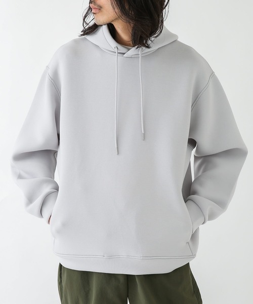 URBAN RESEARCH Sonny Label（アーバンリサーチサニーレーベル）の「ダンボールプルオーバーパーカー（パーカー・メンズ・ホワイト/ライトカーキ/ブラック/グレー系その他・MEDIUM/LARGE/X-LARGE）」の20枚目の写真