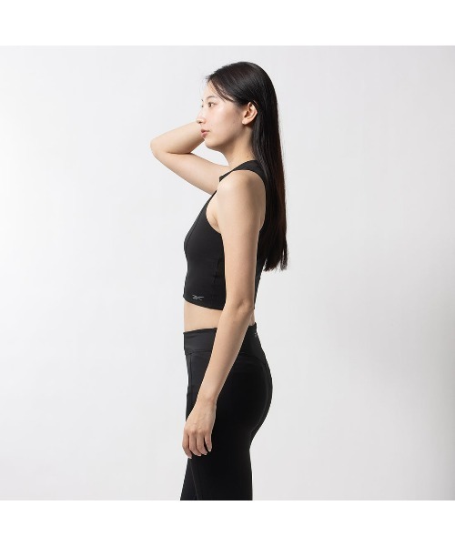 Reebok（リーボック）の「アクティブ ドリームブレンド クロップトップ / ACTIV COLL DREAMBLEND CROP（タンクトップ・レディース・ブラック・LARGE/MEDIUM/SMALL/XX-LARGE/X-LARGE/X-SMALL）」の2枚目の写真