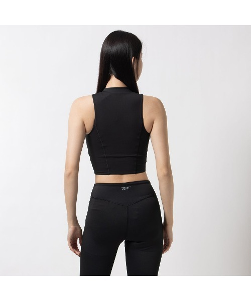 Reebok（リーボック）の「アクティブ ドリームブレンド クロップトップ / ACTIV COLL DREAMBLEND CROP（タンクトップ・レディース・ブラック・LARGE/MEDIUM/SMALL/XX-LARGE/X-LARGE/X-SMALL）」の3枚目の写真