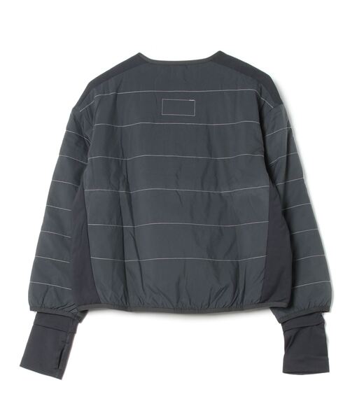 NIKE(ナイキ)の「ナイキ NIKE ナイキ スイフト TF フィル ジャケット I2SP(ノーカラージャケット・レディース・ブラック/ブルー・M/L/XL)」の3枚目の写真