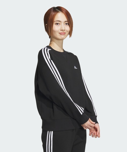 セール】エッセンシャルズ プラス スリーストライプス フレンチテリー