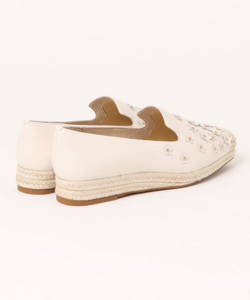 Mode et Jacomo（モードエジャコモ）の「スターモチーフスリッポンシューズ（サンダル・レディース・アイボリー/シルバー・24cm/23.5cm/23cm/22.5cm/24.5cm）」の3枚目の写真