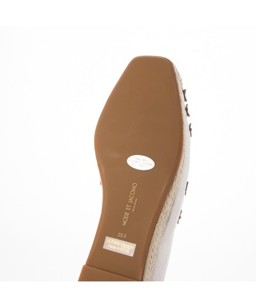 Mode et Jacomo（モードエジャコモ）の「スターモチーフスリッポンシューズ（サンダル・レディース・アイボリー/シルバー・24cm/23.5cm/23cm/22.5cm/24.5cm）」の8枚目の写真