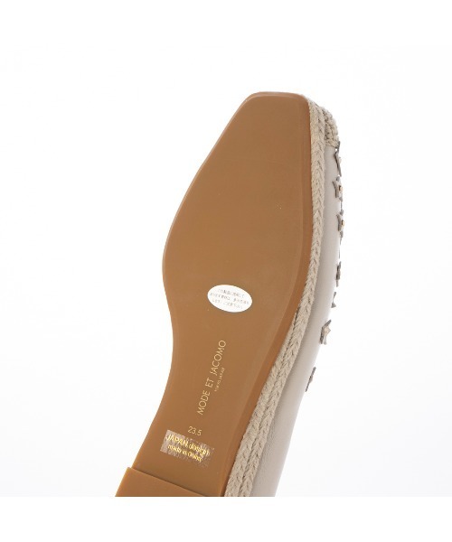 Mode et Jacomo（モードエジャコモ）の「スターモチーフスリッポンシューズ（サンダル・レディース・アイボリー/シルバー・24cm/23.5cm/23cm/22.5cm/24.5cm）」の14枚目の写真