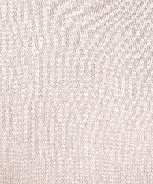 OPAQUE.CLIP（オペークドットクリップ）の「◆シアーフリルネックラメニット【洗濯機洗い可】（ニット/セーター・レディース・ブラック系5/ライトグレー系5/ピンク系1・38/40）」の19枚目の写真