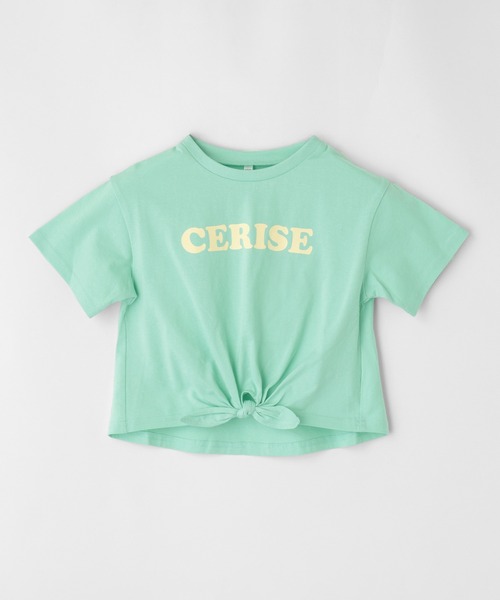 coca(coca)(コカ)の「【WEB限定セール】キッズ 裾リボン結びプリントロゴTシャツ(Tシャツ/カットソー・キッズ・ホワイト/チャコール/アイボリー/ラベンダー/C/D/A/B・140/130/120/110/150)」の17枚目の写真
