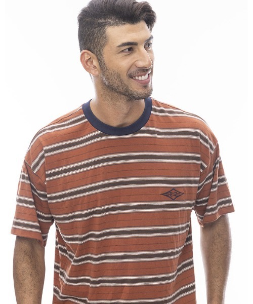 【セール】BILLABONG メンズ BAXTER CREW Ｔシャツ 【2024年春夏モデル】/ビラボン半袖ボーダーTシャツ（Tシャツ/カットソー）｜BILLABONG（ビラボン） 4,594円