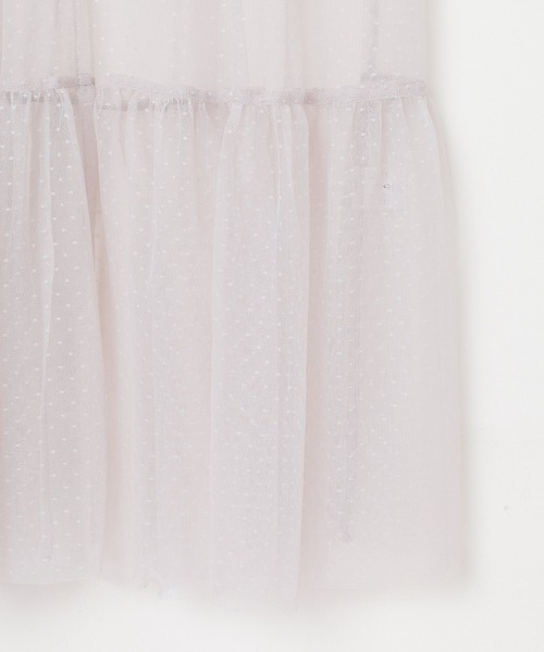 Honeys(ハニーズ)の「チュールキャミワンピース(ワンピース・レディース・ピンク/グレー/アイボリー/ブラック・S/M/L/LL/3L)」の6枚目の写真