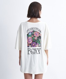 LIKE A HIPPIE/ロキシーバックプリント半袖Tシャツ