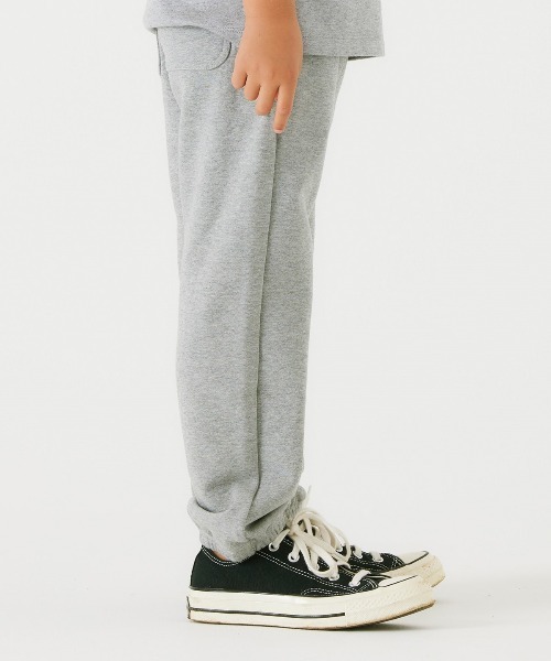 Smoothy（スムージー）の「SMOOTHY Sweat pants / スムージー スウェットパンツ（スウェットパンツ・キッズ・チャコールグレー/ヘザーグレー・100/110/120/130/140/150/160）」の4枚目の写真