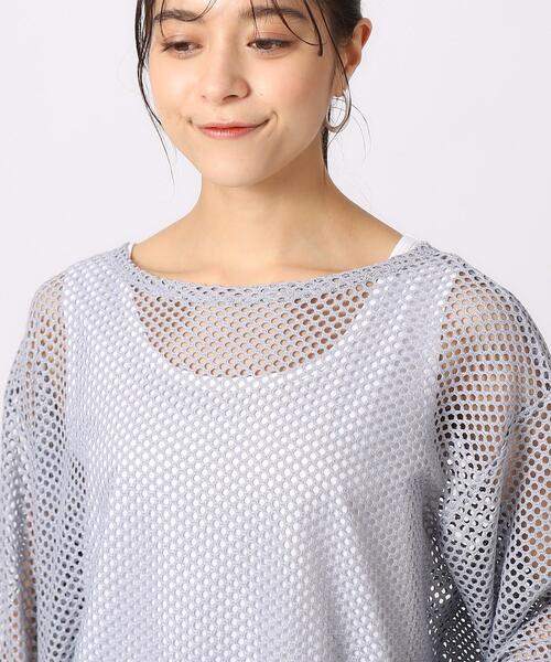 Cutie Blonde(キューティーブロンド)の「◆【2点セット】ラメメッシュニット+タンクトップ(その他トップス・レディース・ホワイト系/ブラック/ライトブルー・02/03/04)」の22枚目の写真