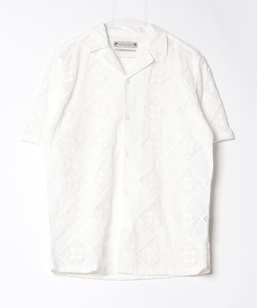 ALLSAINTS(オールセインツ)の「VISTA BRODERIE FLORAL RELAXED FIT SHIRT | VISTA BRODERIE フローラル リラックス フィット シャツ(シャツ/ブラウス・メンズ・ホワイト系その他・XS/S/M/L)」の3枚目の写真