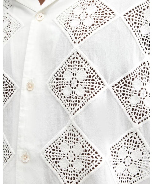 ALLSAINTS(オールセインツ)の「VISTA BRODERIE FLORAL RELAXED FIT SHIRT | VISTA BRODERIE フローラル リラックス フィット シャツ(シャツ/ブラウス・メンズ・ホワイト系その他・XS/S/M/L)」の9枚目の写真