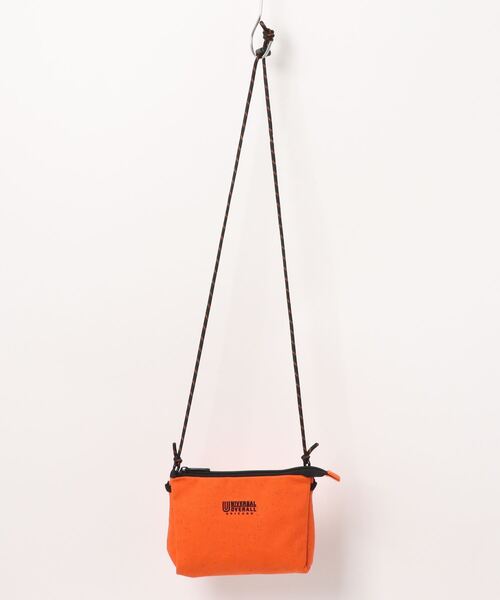 UNIVERSAL OVERALL（ユニバーサルオーバーオール）の「UNIVERSAL OVERALL / UO ネップサコッシュ / UVO-186（ショルダーバッグ・レディース・オレンジ/オフホワイト/グレー/サックスブルー/ブラック・ONESIZE）」の10枚目の写真