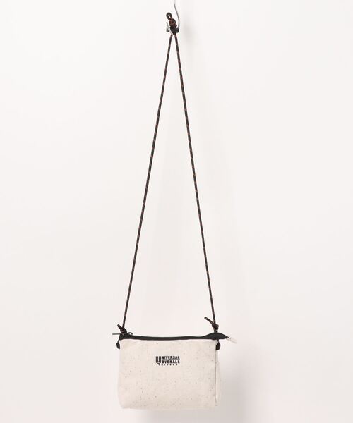 UNIVERSAL OVERALL（ユニバーサルオーバーオール）の「UNIVERSAL OVERALL / UO ネップサコッシュ / UVO-186（ショルダーバッグ・レディース・オレンジ/オフホワイト/グレー/サックスブルー/ブラック・ONESIZE）」の12枚目の写真