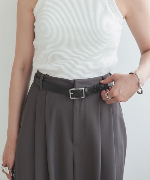 DONOBAN(ドノバン)の「ベーシックベルト(ベルト・レディース・ブラック/ホワイト/ブラウン・F)」の11枚目の写真