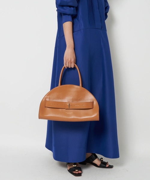 HARUNOBU MURATA★レザーベルトミディアムボストンバッグ★税込 PIADA MEDIA - LEATHER BELTED MEDIUM BOSTON – HARUNOBUMURATA