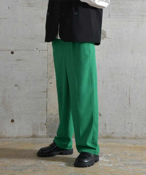OFTAS(オブタス)の「ワイドテーパードパンツ(その他パンツ・メンズ・ブラック/ブルー/グリーン・MEDIUM/LARGE/X-LARGE)」の7枚目の写真