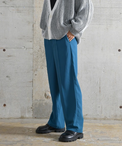 OFTAS(オブタス)の「ワイドテーパードパンツ(その他パンツ・メンズ・ブラック/ブルー/グリーン・MEDIUM/LARGE/X-LARGE)」の10枚目の写真