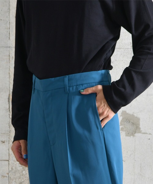 OFTAS(オブタス)の「ワイドテーパードパンツ(その他パンツ・メンズ・ブラック/ブルー/グリーン・MEDIUM/LARGE/X-LARGE)」の14枚目の写真