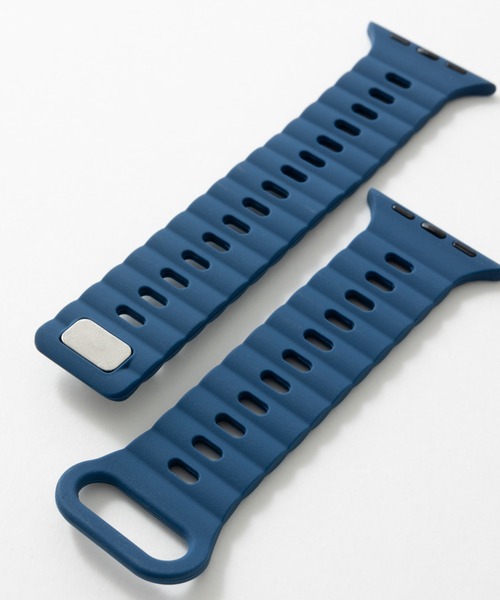 emonique(エモニーク)の「シリコン製 Apple Watch バンド スマートウォッチバンド【38/40/41/42/44/45/49mm対応】(デジタル腕時計・メンズ・グリーン/スカイブルー/ブラウン/ワインレッド/グレー/オレンジ/レッド/ブラック/ダークインディゴブルー/オフホワイト/ネイビー/ダークネイビー/ホワイト/チョコ/テラコッタ・42/38)」の18枚目の写真