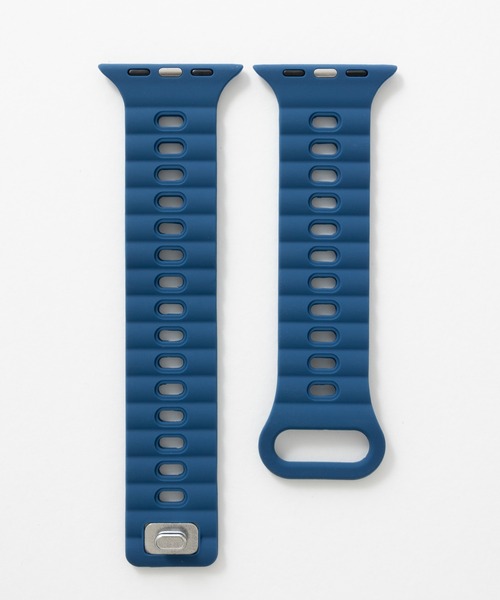 emonique(エモニーク)の「シリコン製 Apple Watch バンド スマートウォッチバンド【38/40/41/42/44/45/49mm対応】(デジタル腕時計・メンズ・グリーン/スカイブルー/ブラウン/ワインレッド/グレー/オレンジ/レッド/ブラック/ダークインディゴブルー/オフホワイト/ネイビー/ダークネイビー/ホワイト/チョコ/テラコッタ・42/38)」の19枚目の写真