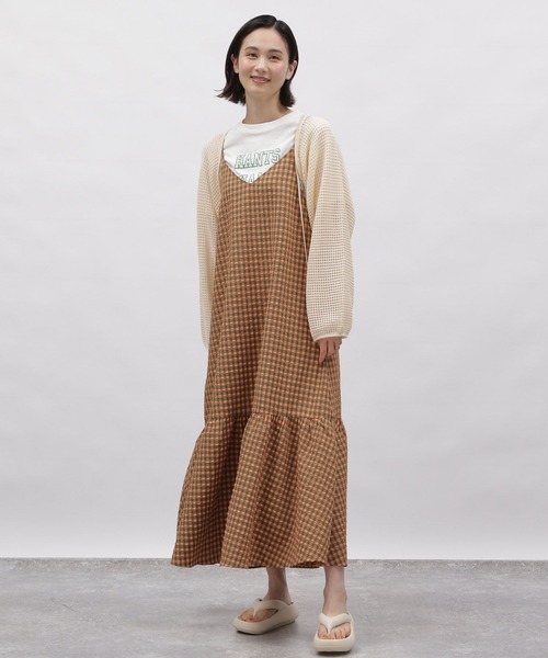 LAKOLE(ラコレ)の「ラメメッシュニットボレロ / 115412(カーディガン/ボレロ・レディース・コーラル/アイボリー/ブラック・SMALL/MEDIUM)」の4枚目の写真