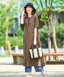 汗じみ軽減Ａラインワンピース