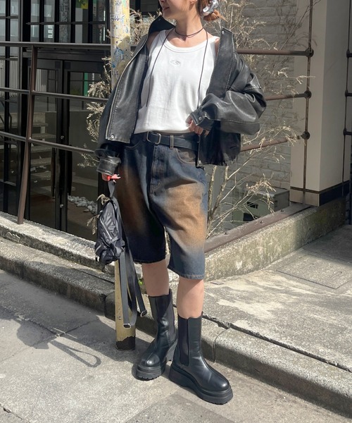 WHO'S WHO gallery（フーズフーギャラリー）の「【SLOPPY/スロッピー】フューチャーロゴアメスリタンク（タンクトップ・レディース・チャコールグレー/ライトグレー/ブラック/グレー/オフホワイト/ブラック系その他・FREE）」の12枚目の写真